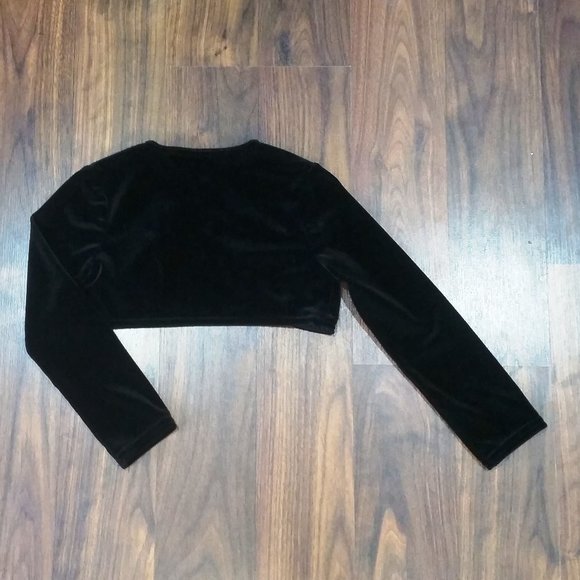 🎀Girls' George Black Velvet Shrug, size 4T, EUC 🎀$5 or 5 for $10 HOST PICK - Picture 6 of 10